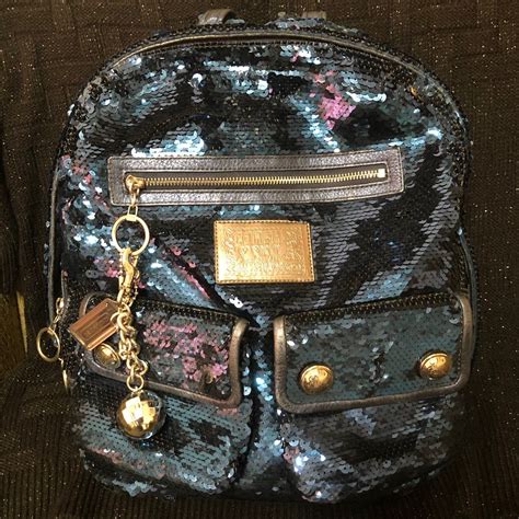 coach sequin backpack.